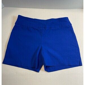 Attyre New York Pull On Shorts Size 6 Blue